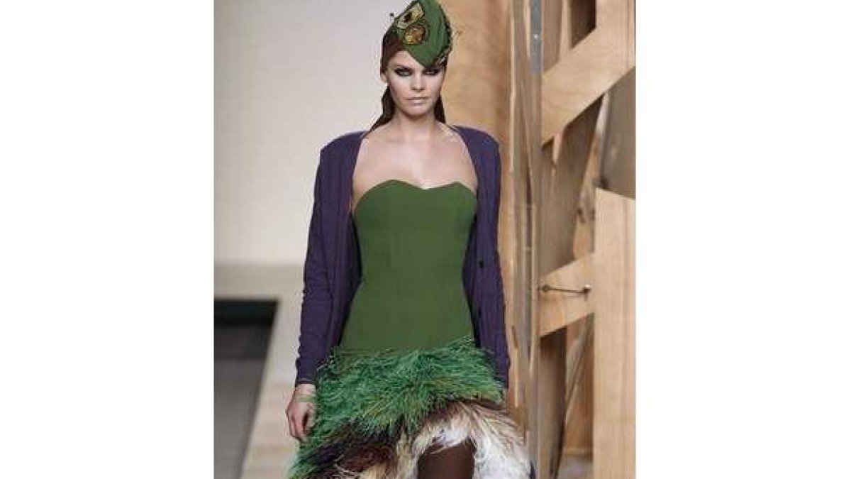 Desfile de la colección de Nicolas Vaudelet, ayer en Cibeles