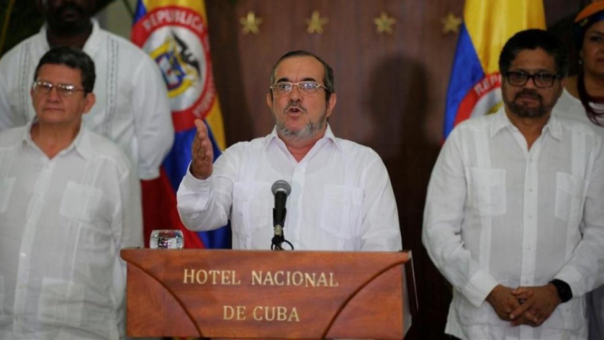 El guerrillero Timochenko en La Habana.