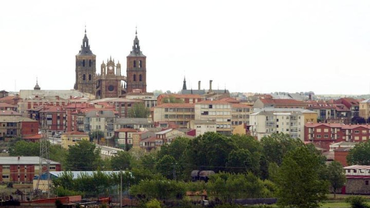 Vista general de la ciudad de Astorga