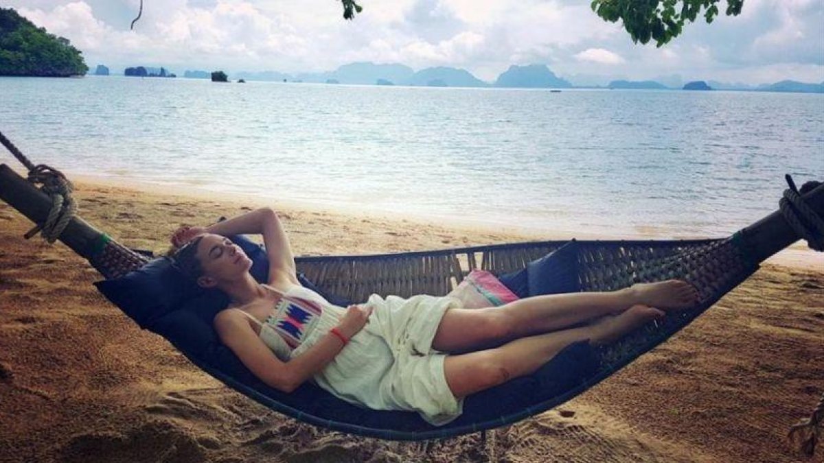 Marta Hazas disfruta con su marido, Javier Veiga, de su luna de miel en Tailandia.