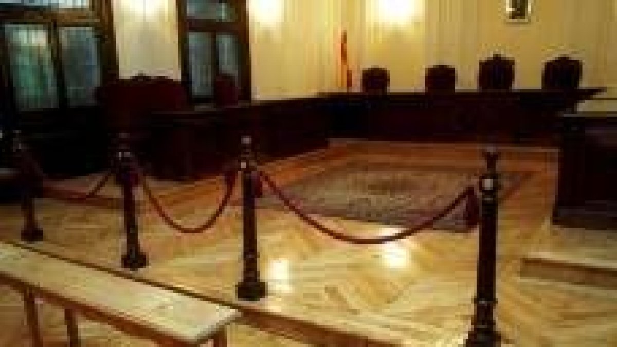 Sala de vistas de la Audiencia Provincial, donde se celebró el juicio