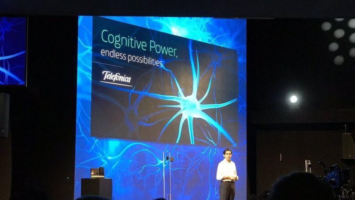 Presentación de Telefónica en el Mobile World Congress.