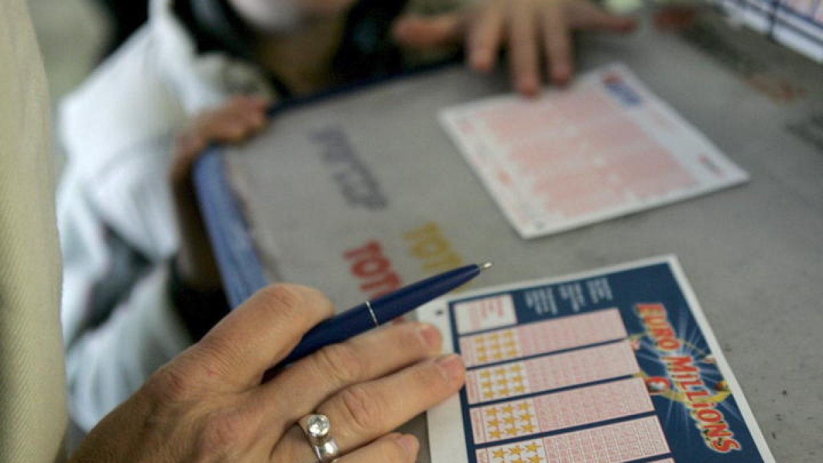 Un boleto de Euromillones. MONIKA FLUECKIGER