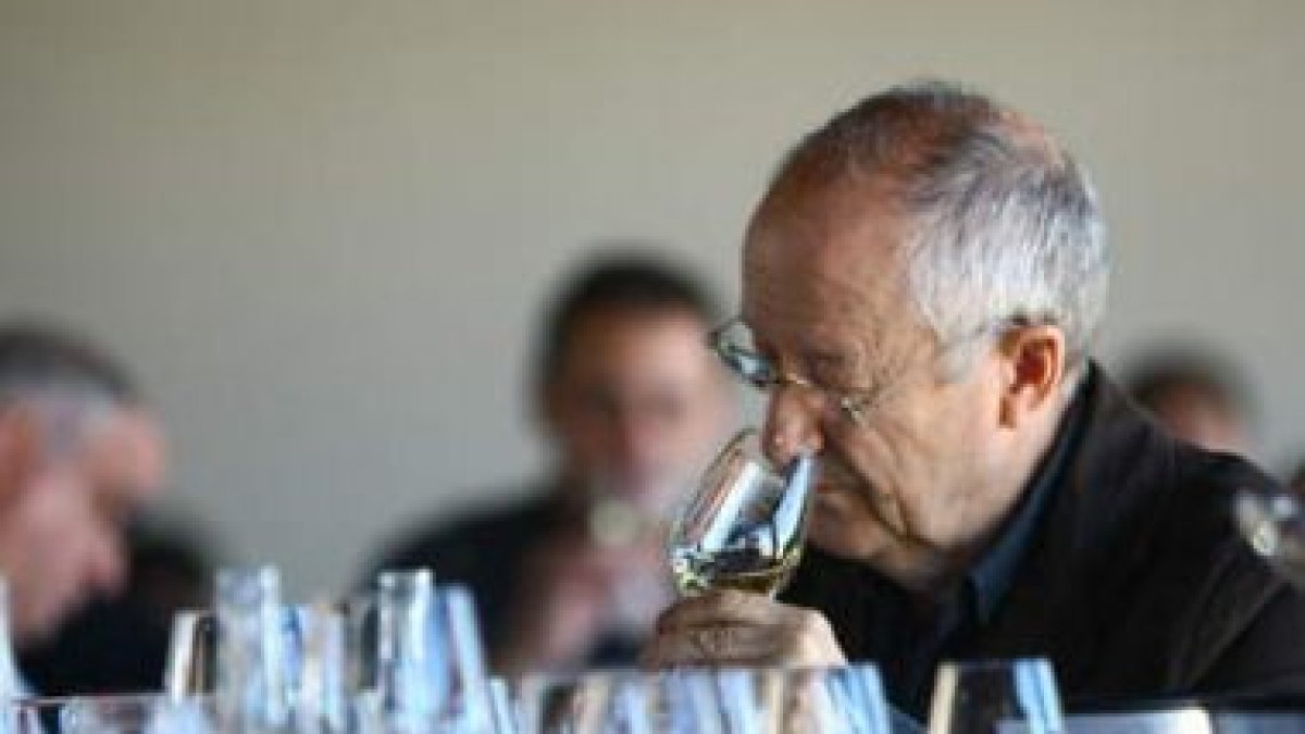 Un momento de la cata celebrada en la última edición del concurso, en el 2008.