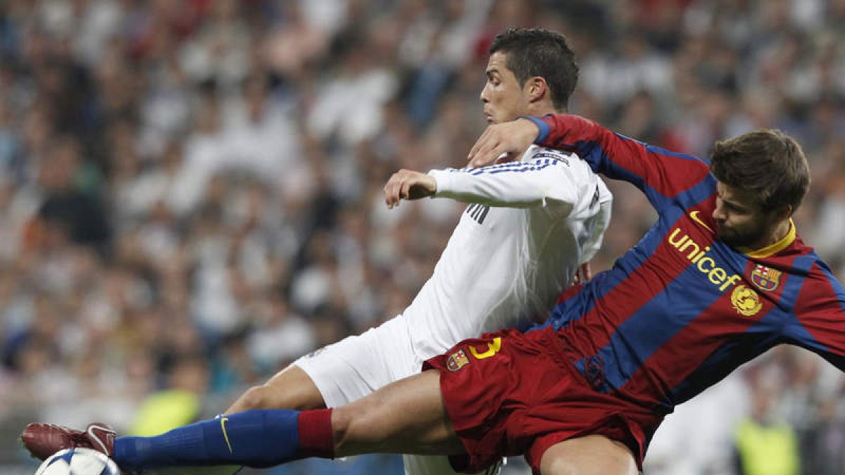Cristiano y Busquets volverán a verse las caras el domingo.