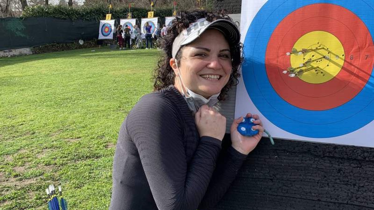 La arquera leonesa Andrea Marcos llega al Europeo en la mejor predisposición posible. RFETA