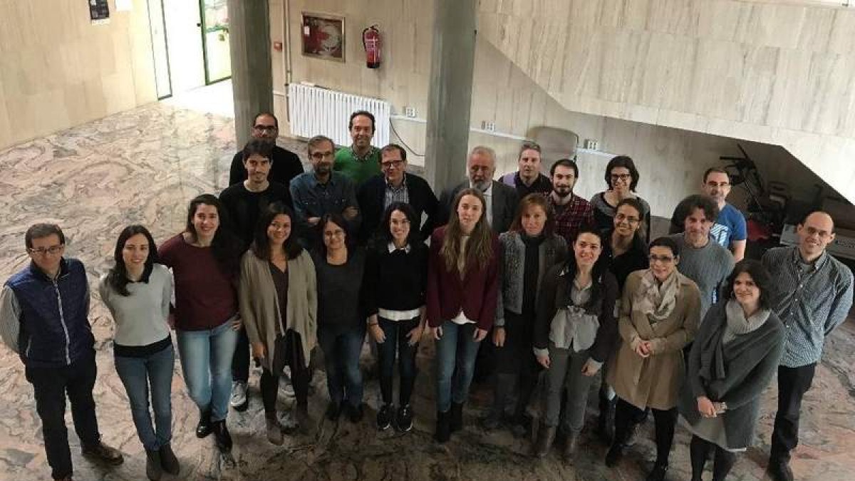 Todos los integrantes del grupo de investigación de la ULE. DL