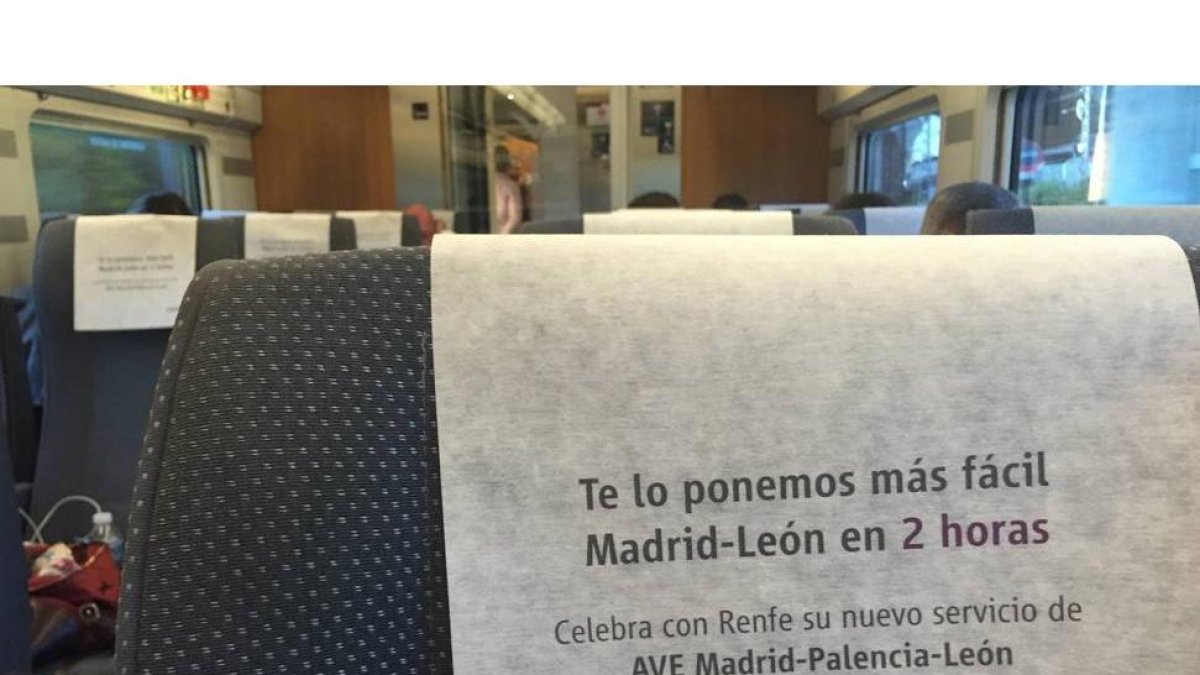 Renfe anuncia las ventajas del AVE