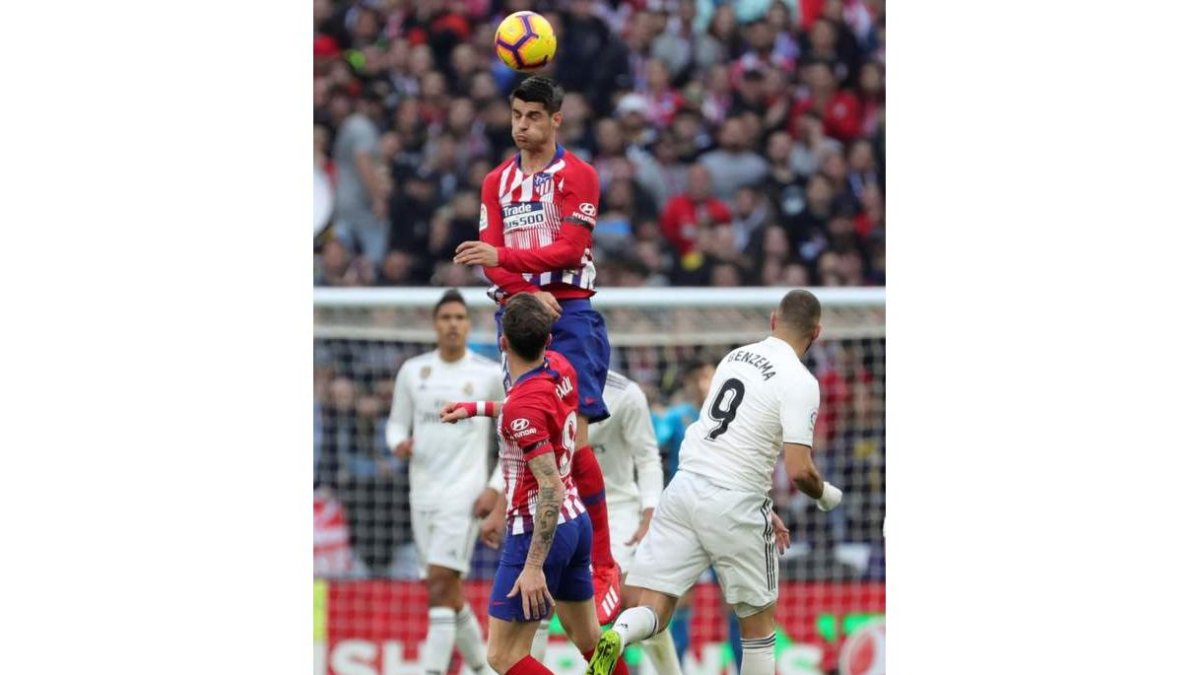 Morata anotó un gol aunque le fue anulado por fuera de juego. J. MARTÍN