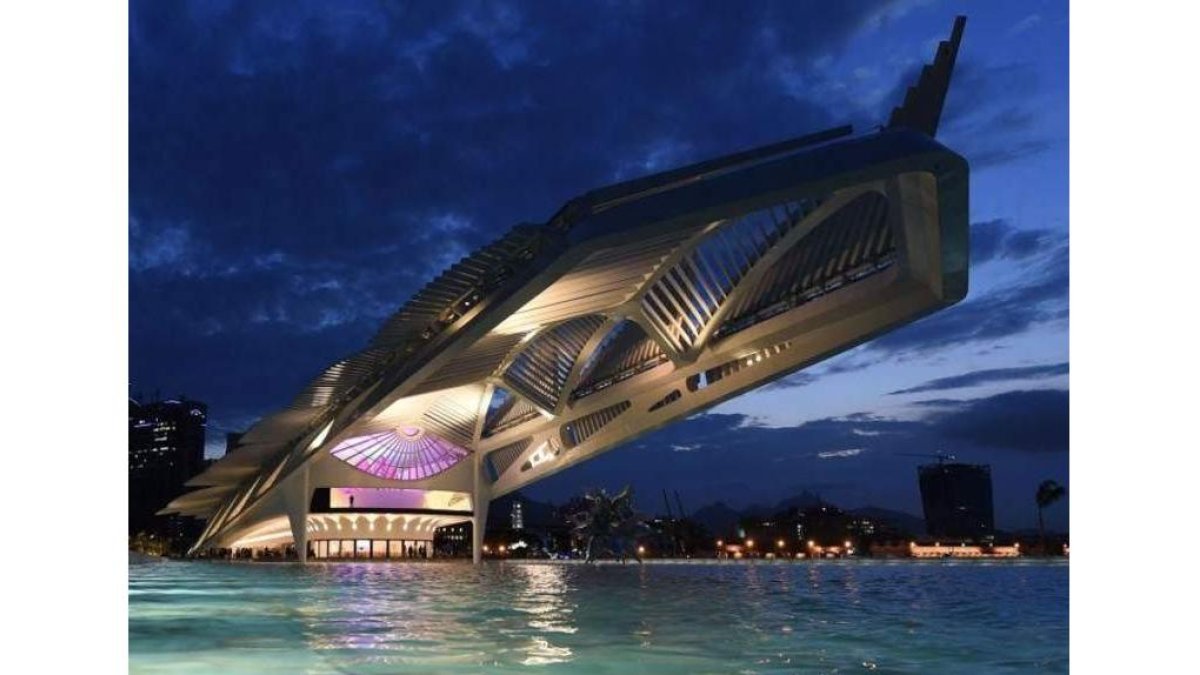 Imagen del Museo del Mañana inaugurado en Río de Janeiro.