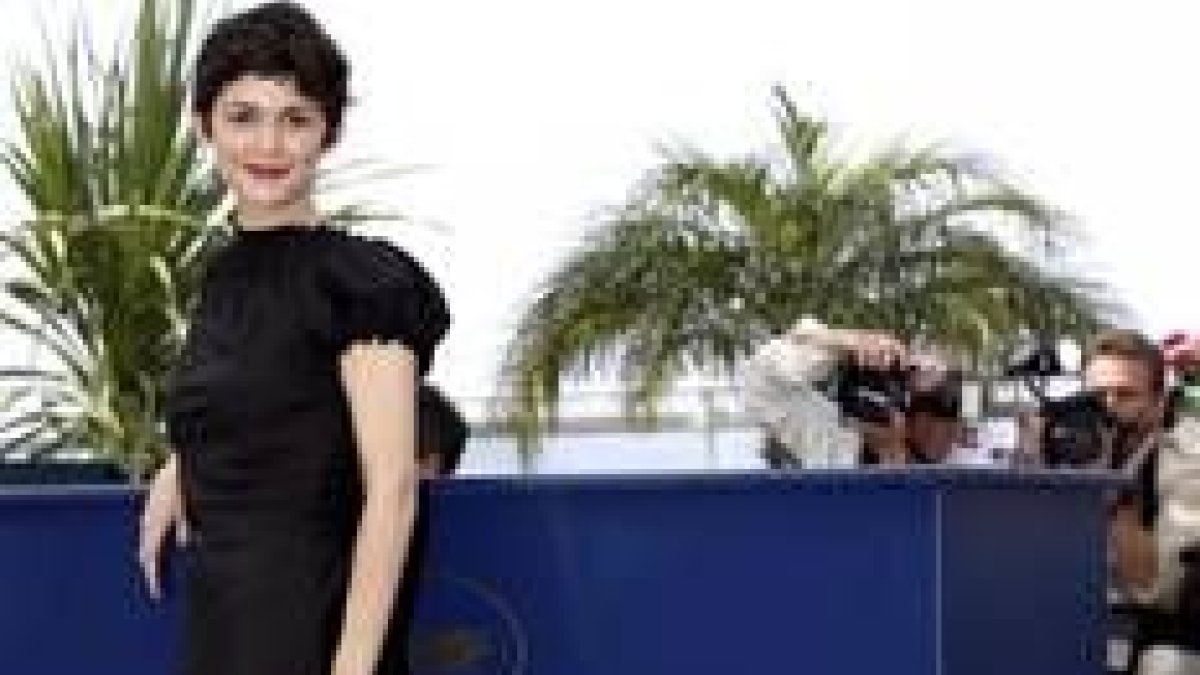 La actriz Audrey Tautou durante el estreno del filme en Cannes