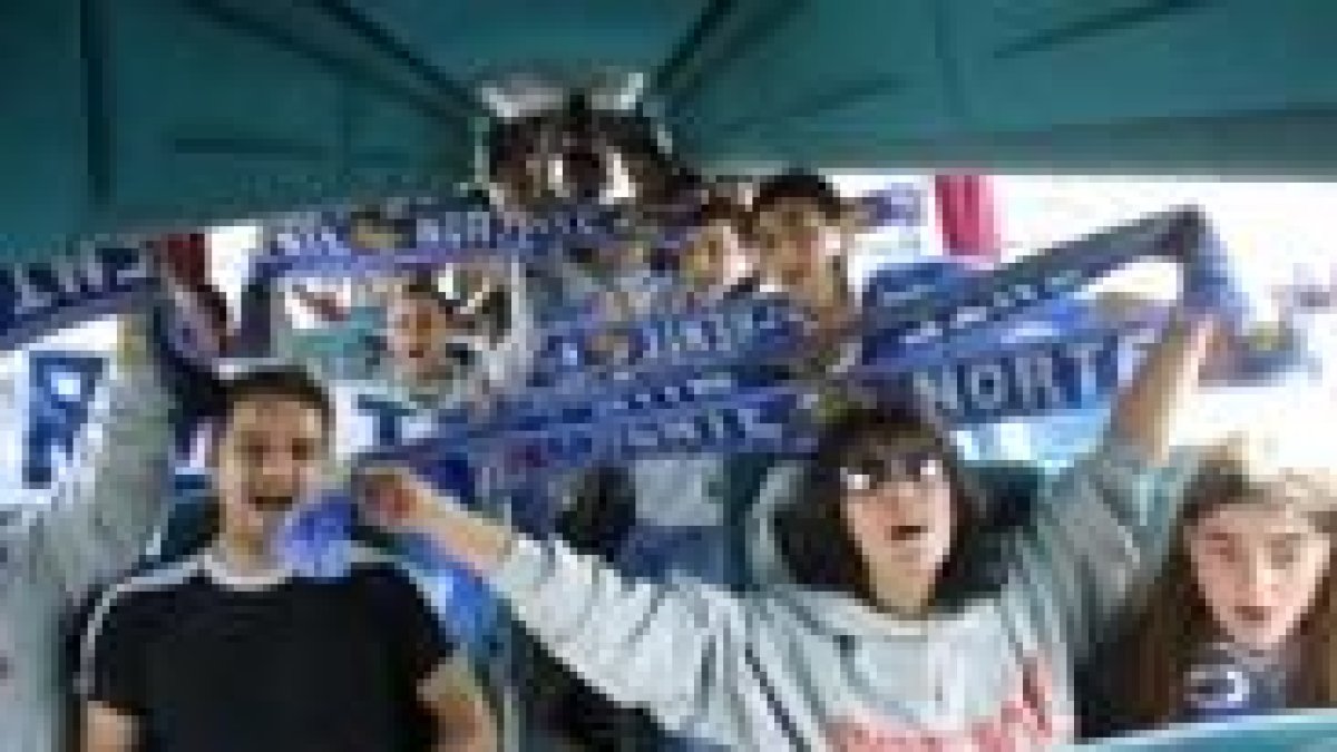 La afición blanquiazul será casi tan numerosa como la lucense hoy