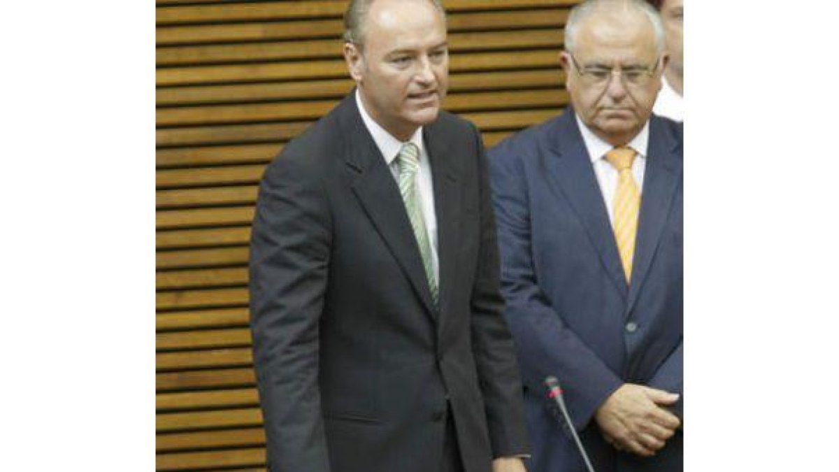 Fabra, al inicio del pleno de toma de posesión.