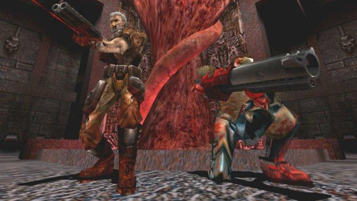 El conocido videojuego Quake III Arena.