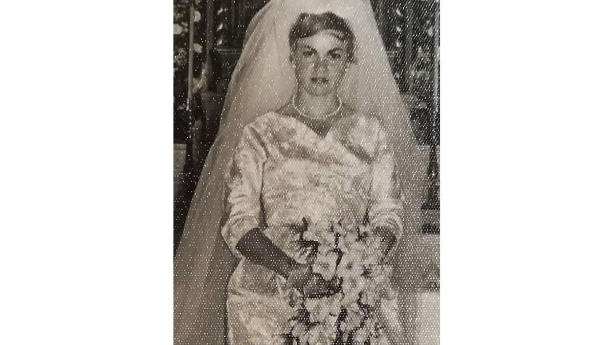 Marina Piensos, el día de su boda. DL