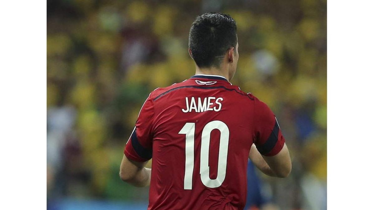 James Rodríguez, máximo goleador del pasado Mundial.