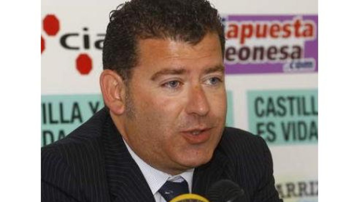Javier Baena, el presidente de la Cultural.