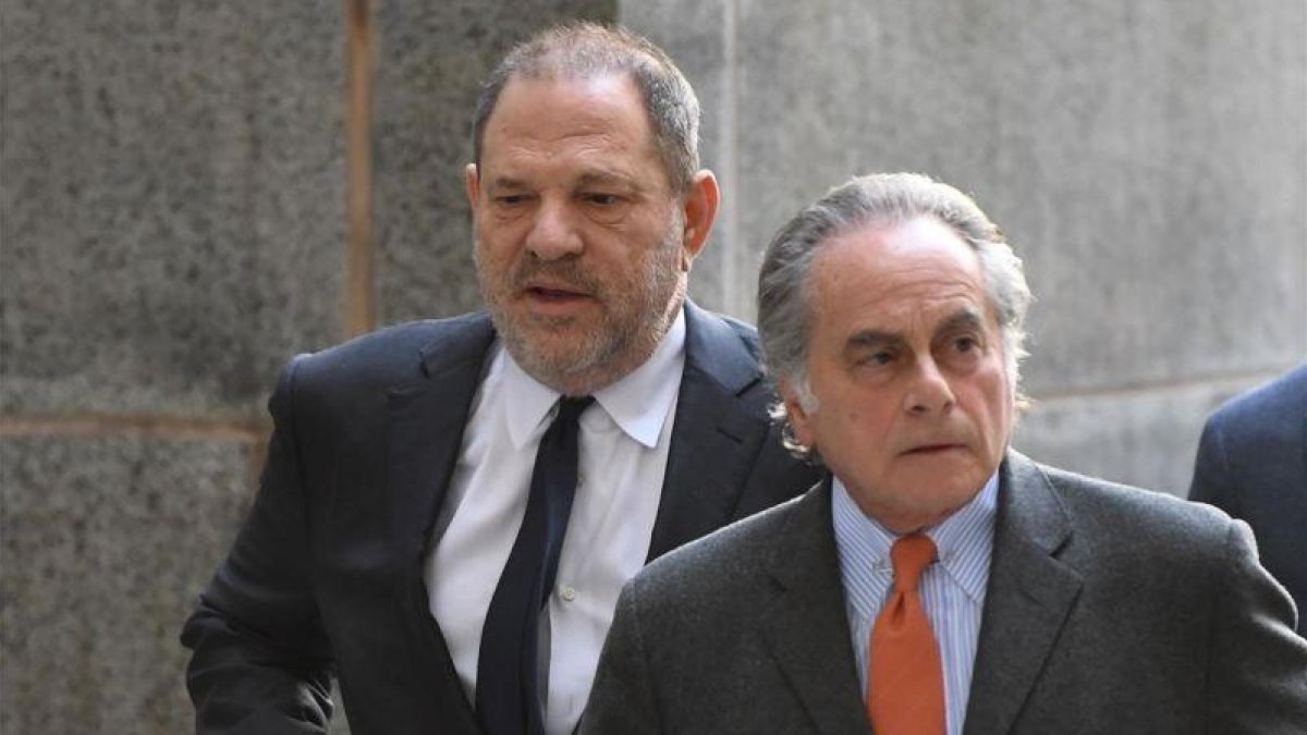 Harvey Weinstein (izquierda), en Nueva York con Benjamin Brafman.