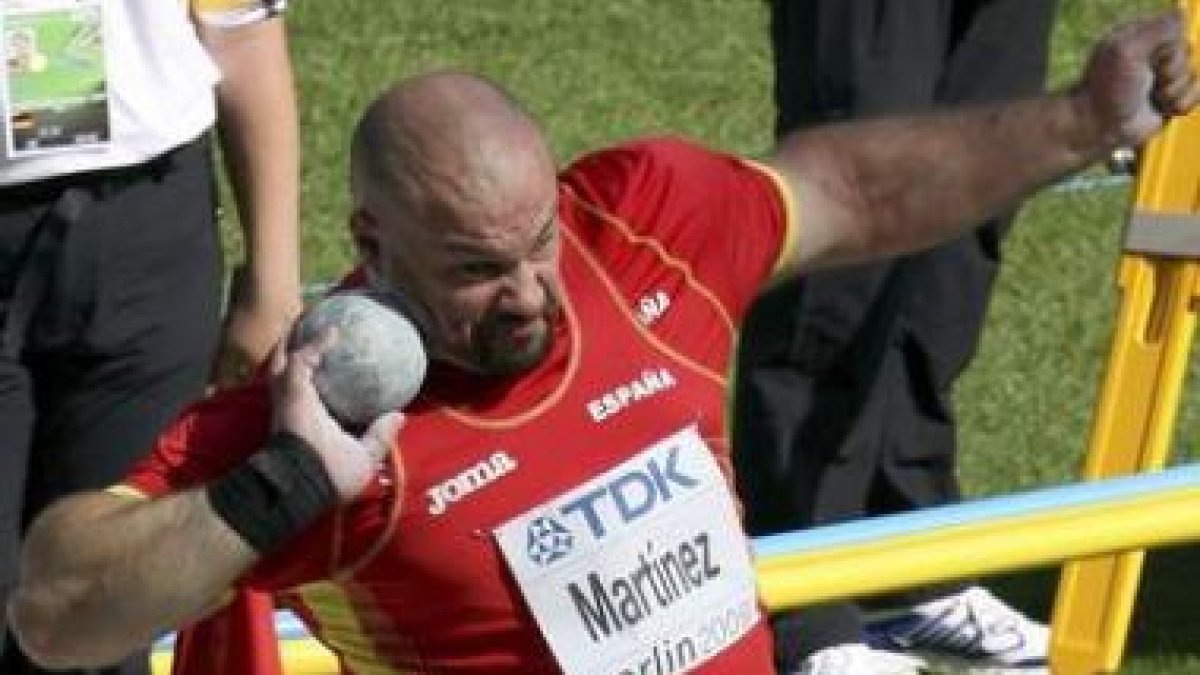 Martínez, en su participación en el Mundial de Berlín donde no pudo acercarse a las medallas.