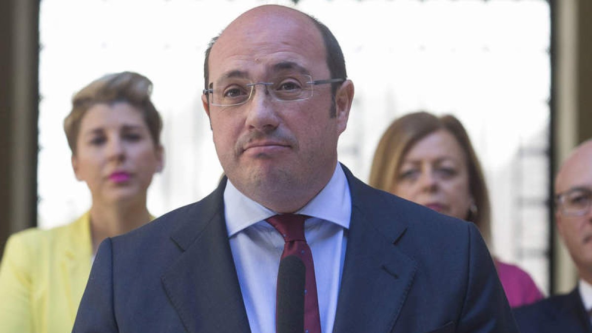 El expresidente de Murcia Pedro Antonio Sánchez. MARCIAL GUILLÉN