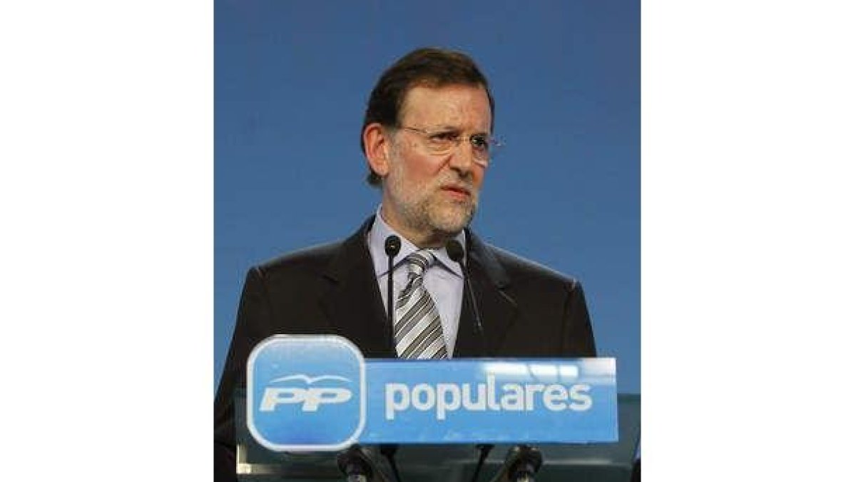 Rajoy, en un momento de su comparecencia.