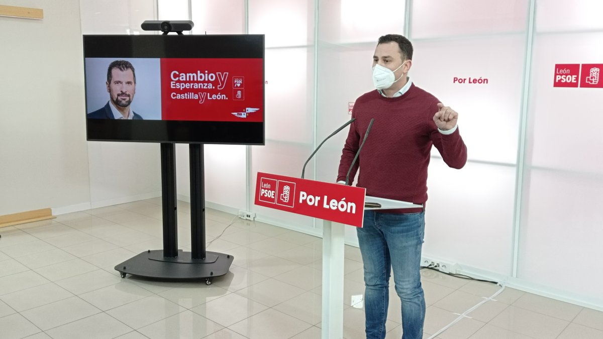 El líder de los socialistas leoneses, hoy. MARCIANO PÉREZ