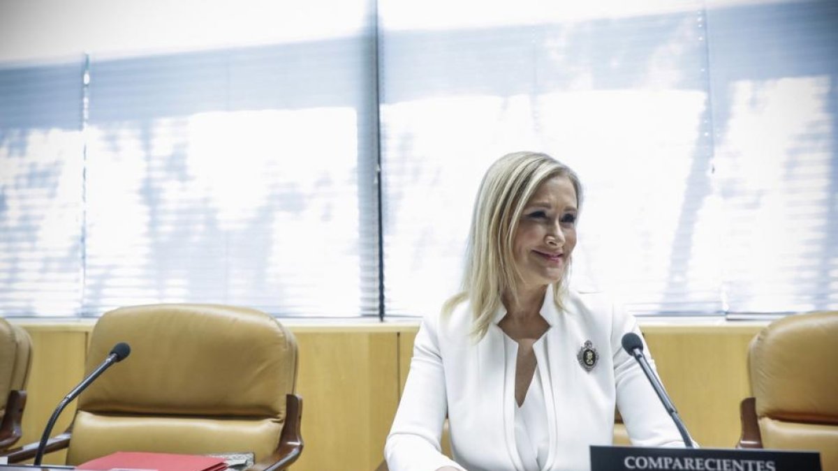 La presidenta regional Cristina Cifuentes. /