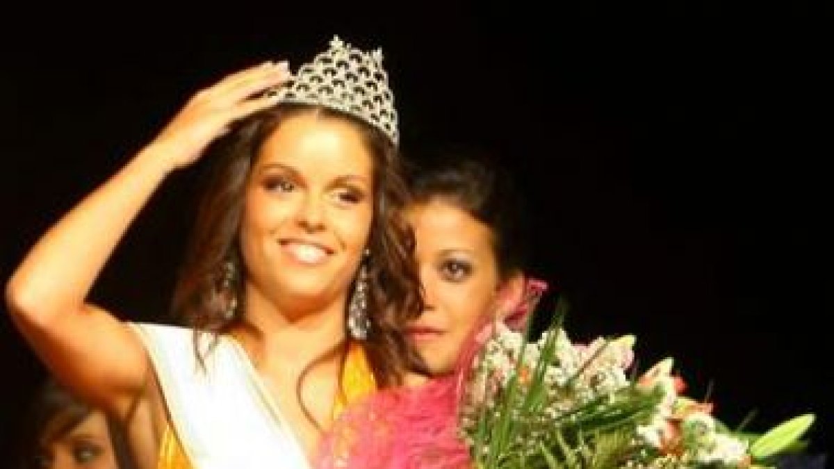 La reina de las fiestas del año pasado, Cristina Cuadrado.