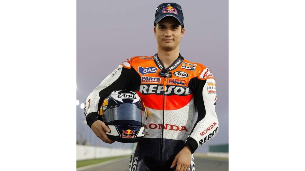 El piloto español de Honda, Dani Pedrosa.