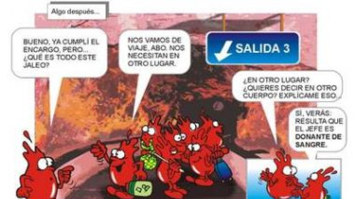 Portada del cómic de la campaña «Educación para la Salud y la Solidaridad».