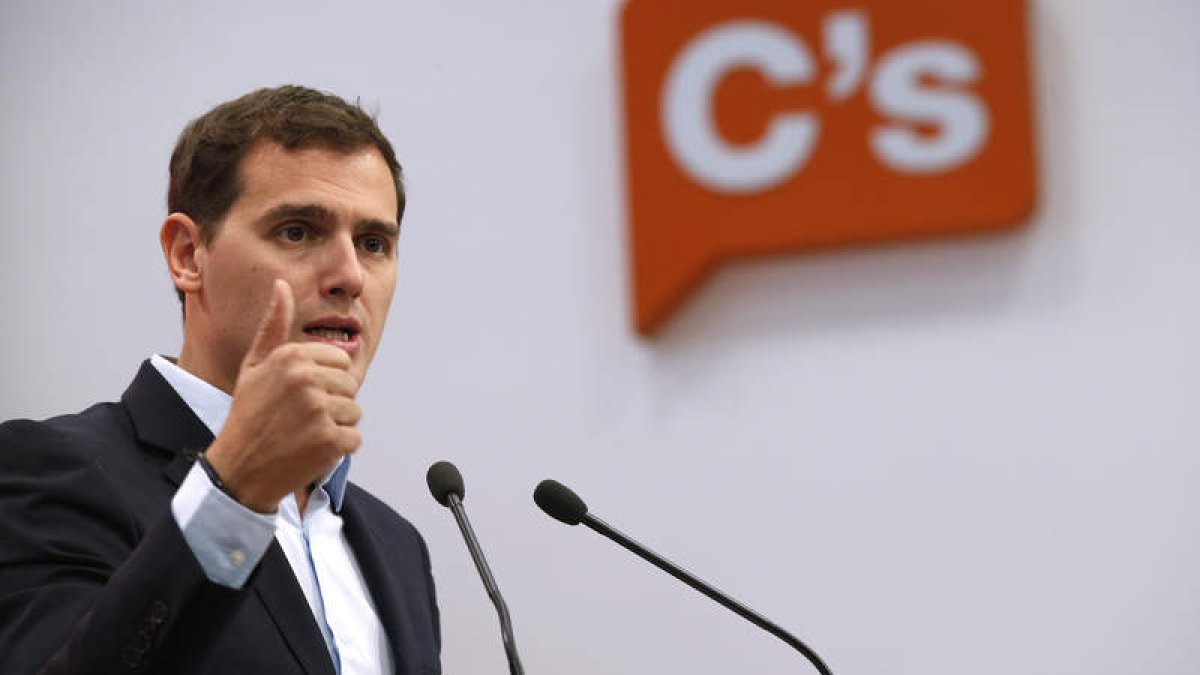 El presidente de Ciudadanos, Albert Rivera. ZIPI