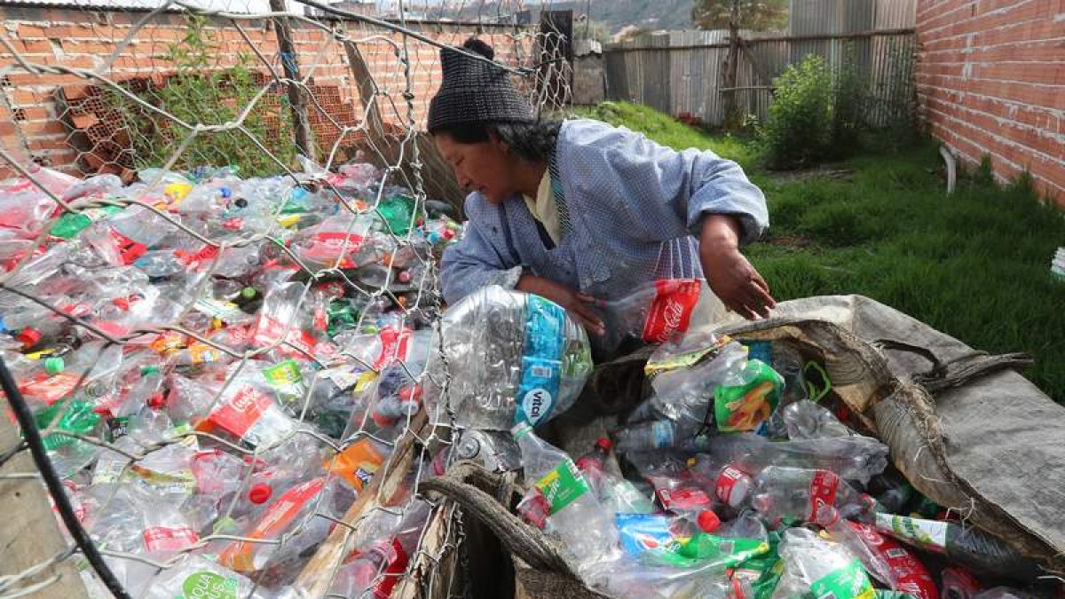 Proyecto ‘reciclandantes’ en Bolivia. MARTÍN ALIPAZ