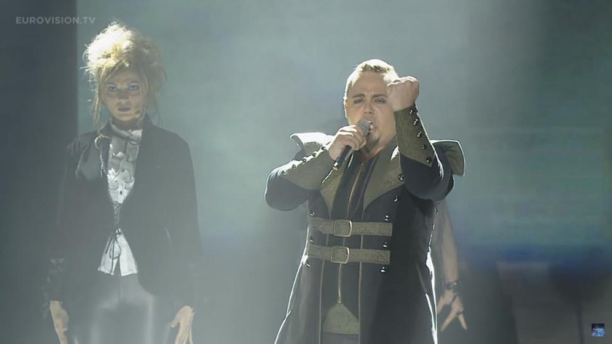 Ovidiu Anton, repesentante de la televisión de Rumanía en el Festival de Eurovisión 2016, con la canción 'Moment of silence'.