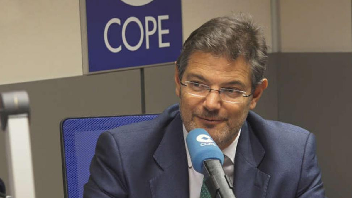 Catalá, en una entrevista en COPE
