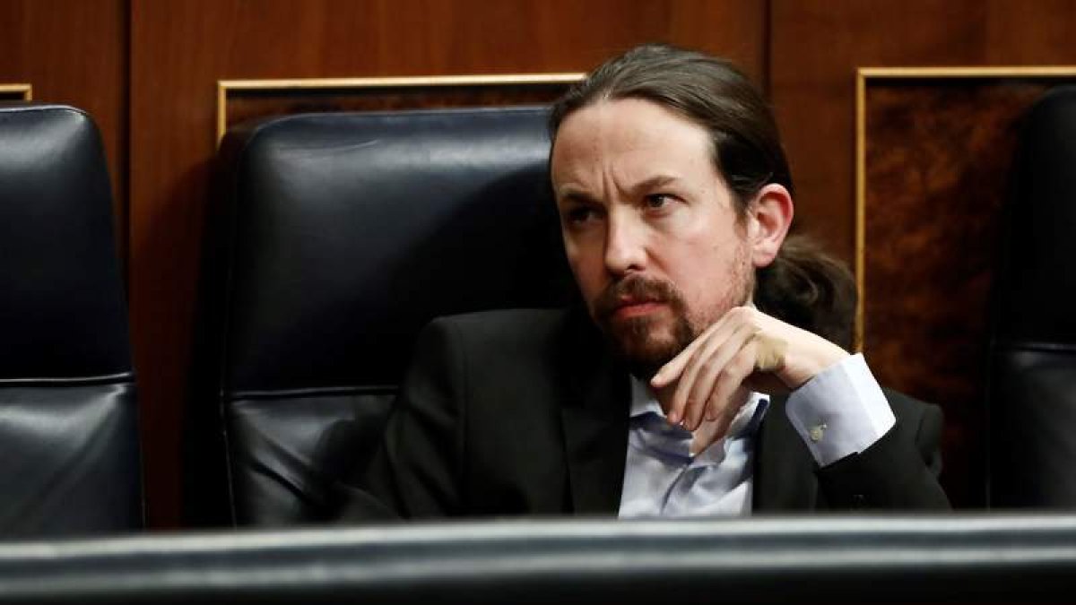 El vicepresidente de Derechos Sociales del Gobierno y líder de Podemos, Pablo Iglesias.