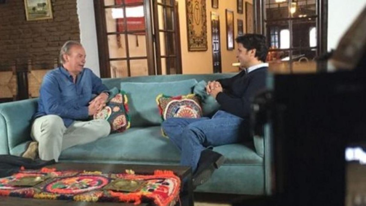 Bertín Osborne y Fran Rivera, en una imagen de 'Mi casa en la tuya'.