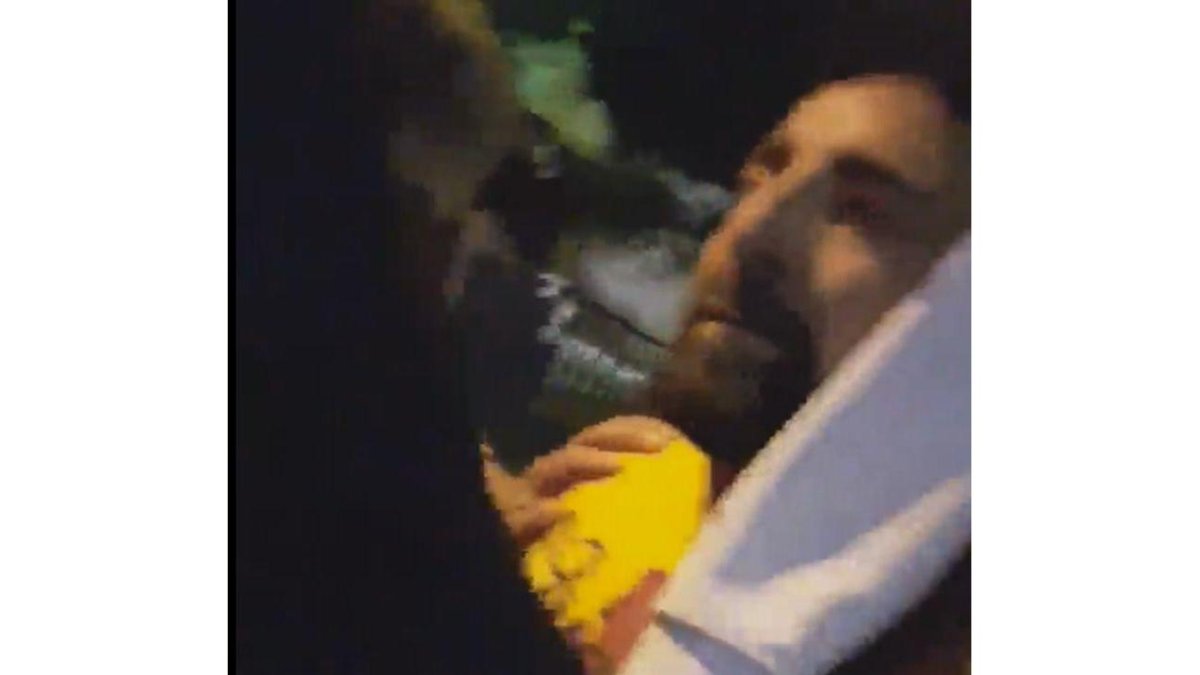 Momento de la detención de El Pechuga