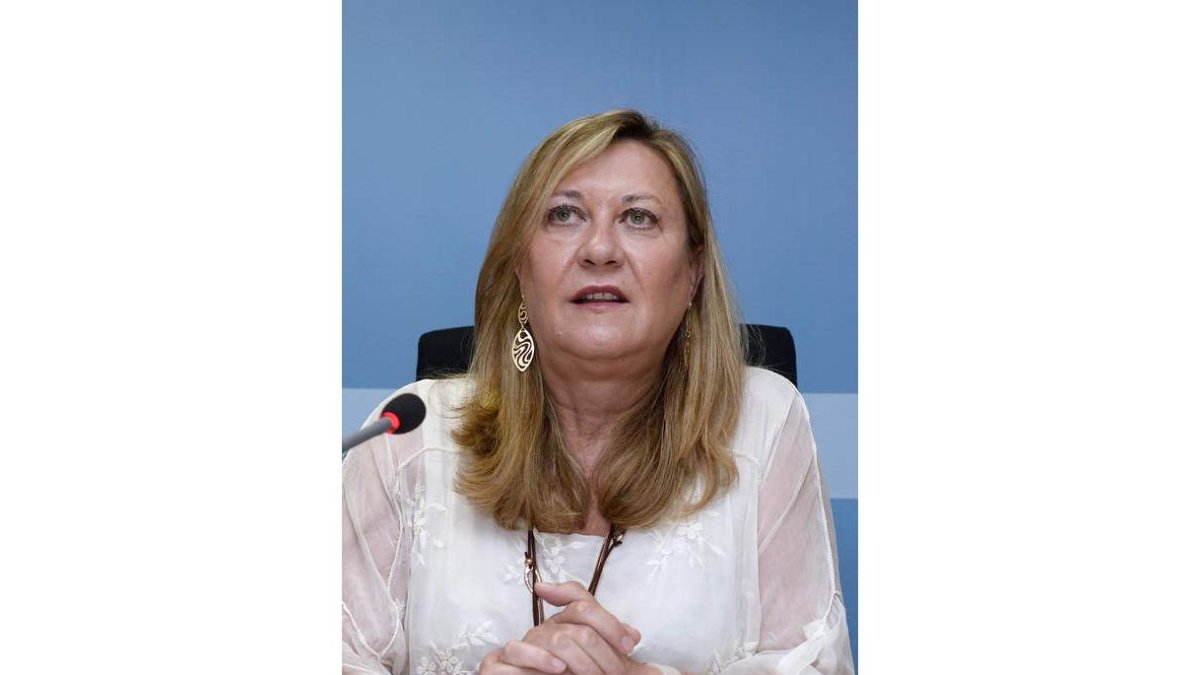 La consejera de Economía y Hacienda, Pilar del Olmo. NACHO GALLEGO