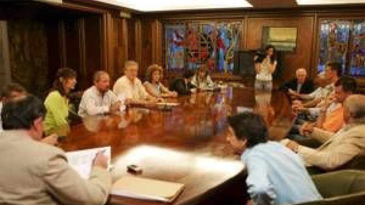 Fernández Lobato con el responsable de Agelco, Nacho Tejera