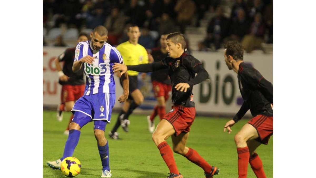 En el partido de la primera vuelta la Deportiva batió al por aquel entonces líder de la categoría.