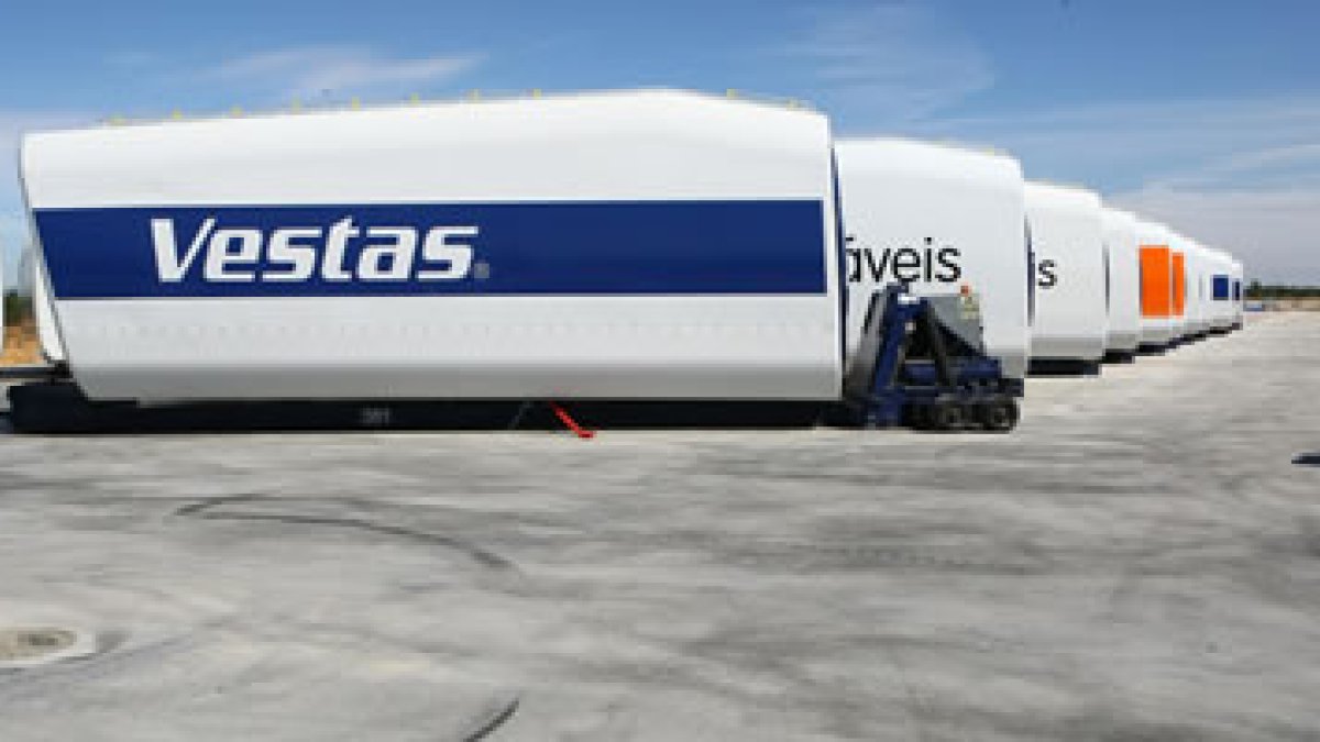 La multinacional danesa Vestas comenzó su producción en Villadangos en el año 2006.