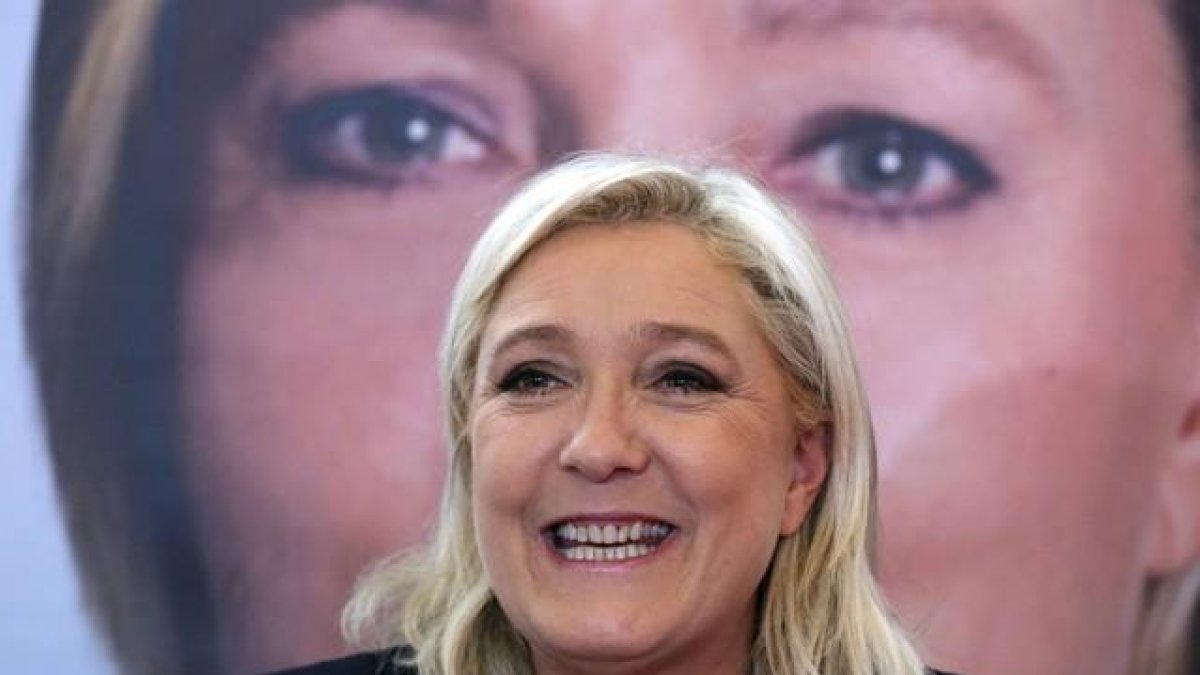 Marine Le Pen, este lunes.