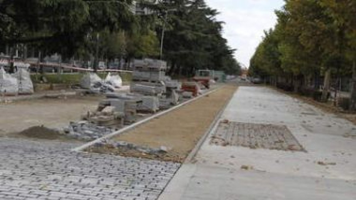 El proyecto de Papalaguinda se ejecuta en apenas 100 metros del paseo.