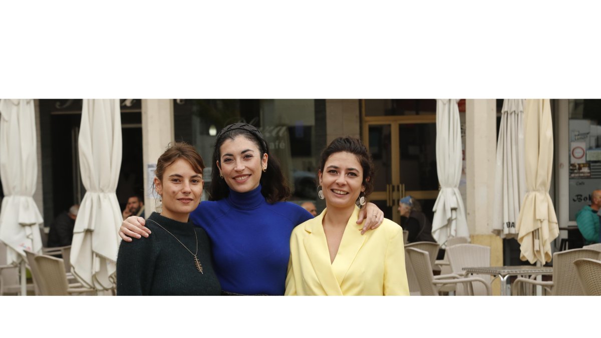 Judith Jiménez, Claudia Ibáñez y María Jiménez. L. DE LA MATA