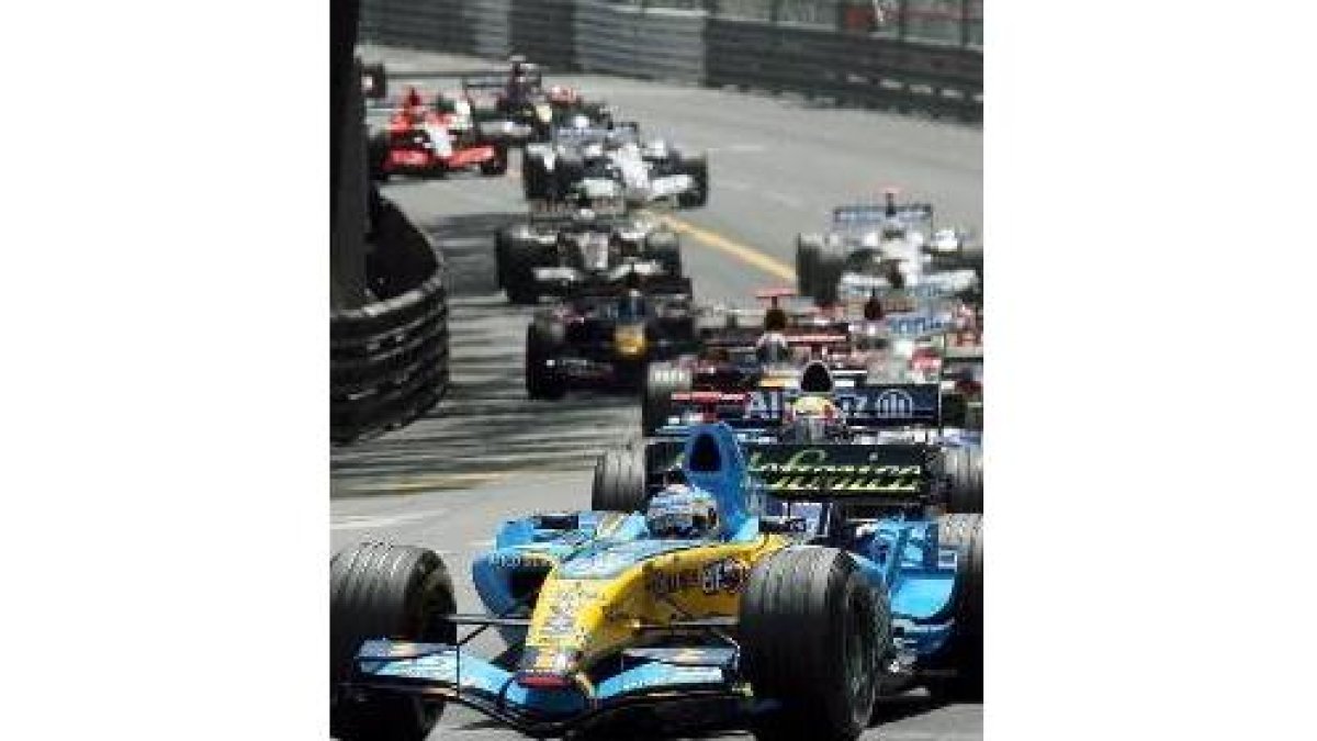 Alonso comandó la prueba en todo momento
