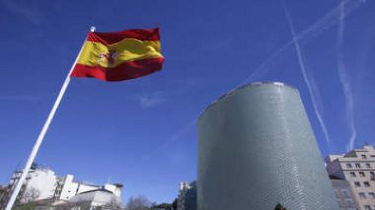 Monumento erigido en la madrileña glorieta de Atocha en recuerdo a las 191 personas fallecidas el 11