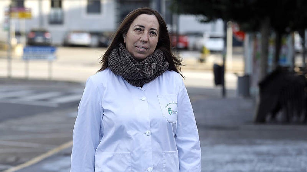 Paloma Pardal trabaja en el medio rural. MARCIANO PÉREZ