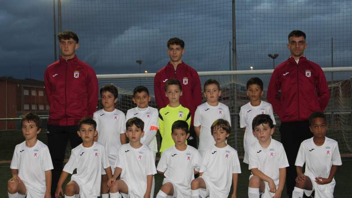 Equipo del CDF Peña B de la categoría prebenjamín. DL