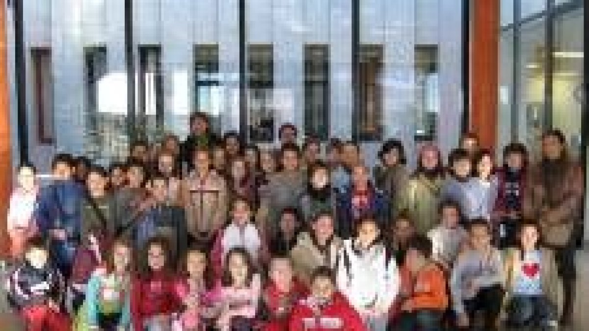 Alumnos del Colegio Divina Pastora de Villafranca del Bierzo