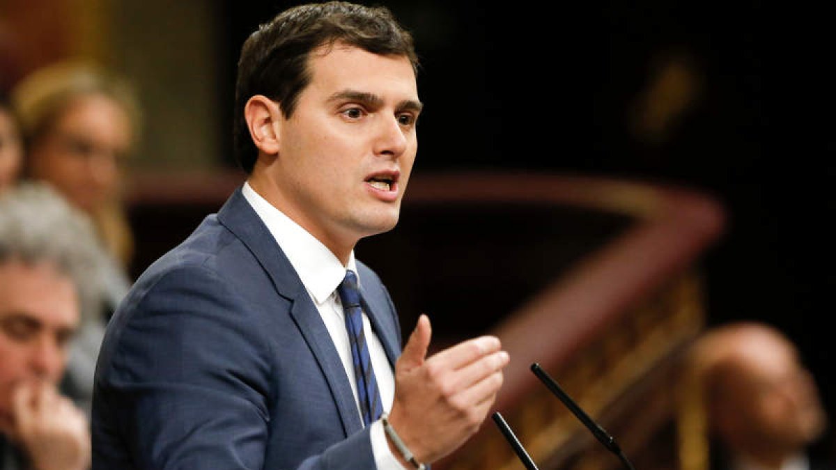 El presidente de Ciudadanos, Albert Rivera. BALLESTEROS